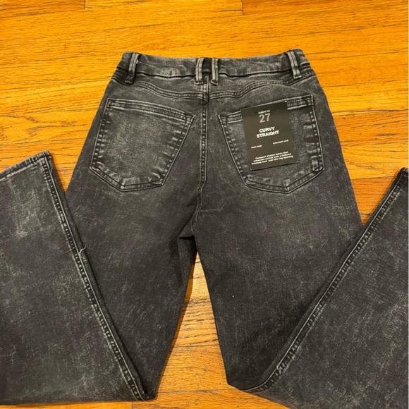 Women’s curvy Straight  “vintage black” Jeans with stretch🖤cute & very comfy🖤 - Picture 1 of 13